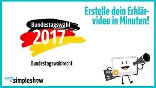 Bundestagswahlrecht - mysimpleshow