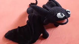 toothless crochet - How to train your dragon