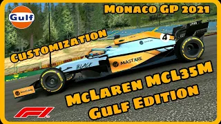 Real Racing 3 Car Customization: McLaren MCL35M Gulf Edition Monaco 2021 | Formula 1 Academy Car