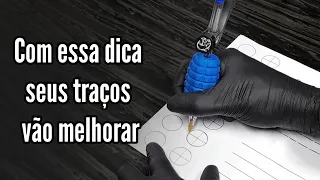 COMO MELHORAR E TREINAR SEU TRAÇO NA TATTOO usando apenas papel e caneta - Aulão do Papel