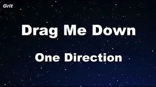 Drag Me Down - One Direction Karaoke 【With Guide Melody】 Instrumental