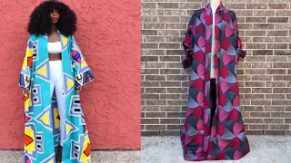 HOW TO  CREATING AN EASY DIY LONG KIMONO JACKET! BEGINNER FRIENDLY #sewing #diy #kimono