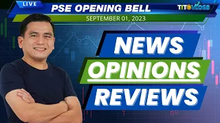 STOCKS REVIEW BY REQUEST | PSE Opening Bell Live September 01, 2023