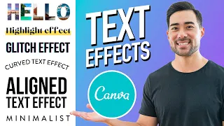 10 AMAZING CANVA TEXT EFFECTS To Level Up Your Designs // Canva Tips and Tricks 2021