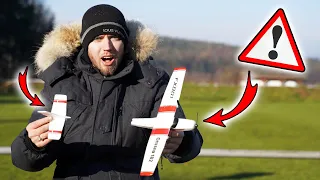 40€ RC FLUGZEUG BRICHT DURCH! - Fliegen Lernen und Crash! - Cessna 182 Goolsky FX801 im Test
