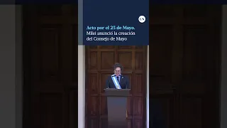 Mieli anunció la creación del Consejo de Mayo tras firmarse el Pacto de Mayo