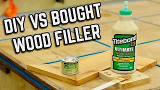 Wood Filler - Buy it or Make it? / DIY Wood Filler