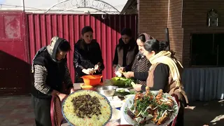 We did an interesting shoot at my uncle's house in the village of Duyarlieveryone gathered together