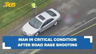 68-year-old male in critical condition after suspected road rage shooting in Kitsap County