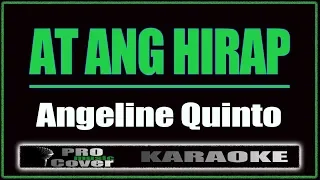 At ang hirap -  Angeline Quinto (KARAOKE)