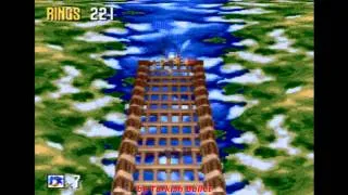 Sonic 3D Blast (Sega Genesis) - (Special Stages - All Chaos Emeralds)