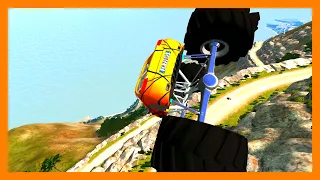 Epic HIGH SPEED JUMPS #13 - BeamNG drive REALISTIC CRASHES | Satisfying car Crashes