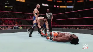 WWE RAW New Day vs. The Revival 04/03/2017