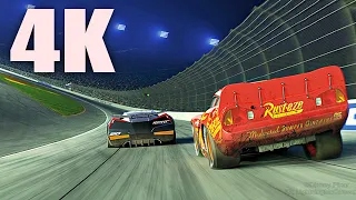 Lightning McQueen's Big Crash Remastered HDR (4K) 60 FPS [ 5.1 Surround sound ] - Cars 3 (2017)