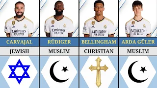 Religion Of REAL MADRID TEAM 2023-2024 | Christian • Muslim • Jewish.