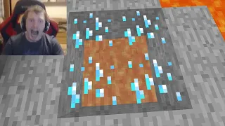 I trolled a Streamer with fake diamonds in Minecraft...