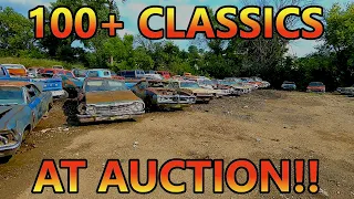 Over 120 Old Cars + Trucks At Auction! Classic Car Auction Preview! Classic Car Hoard!