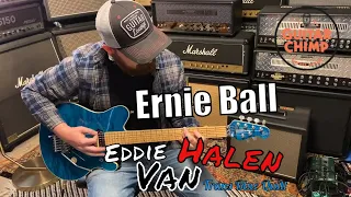 1994 Ernie Ball Music Man EVH Eddie Van Halen Signature Trans Blue Quilt