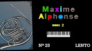 MAXIME-ALPHONSE II  Nº 25 Lento. Horn & Music