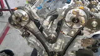 Toyota  Land Cruiser v6 1GR engine timing