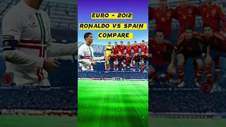 Cristiano Ronaldo vs Spain Euro 2012 🔥 📛