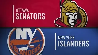 Senators vs Islanders   Dec 28,  2018