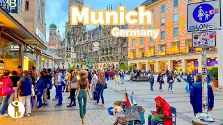 Munich, Germany 🇩🇪 | Exploring Europe's Best Cities | 4k HDR 60fps Walking Tour (▶35min)