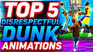 5 Disrespectful Dunk Animations that Will Make Your Opponents Rage Quit in NBA 2K24!