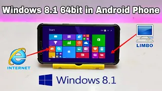 Run Windows 8.1 64bit with Internet in Android Phone Using Limbo PC Emulator | Windows in Android