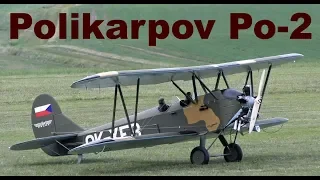 Polikarpov Po-2, 3m giant scale RC biplane, Nesvacily 2019