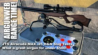 JTS Airacuda Max H&N Slug tests at 50 Yards - This is FUN!