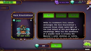 How To Breed RARE Knucklehead In My Singing Monsters? Confirmed Working! (Failed Attempts)