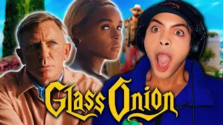 FIRST TIME WATCHING **GLASS ONION** (REACTION)