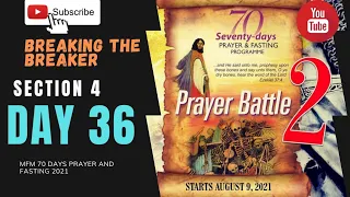 🔴 Day 36 MFM 70 Days Prayer & Fasting Programme 2021 Prayers from Dr DK Olukoya, Gen. Overseer, MFM