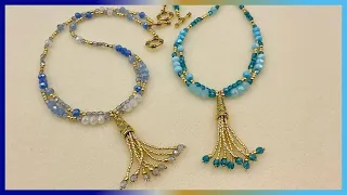 Simple Tassel Necklace Tutorial