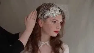 How to put in a bird cage veil? by Dirty Fabulous