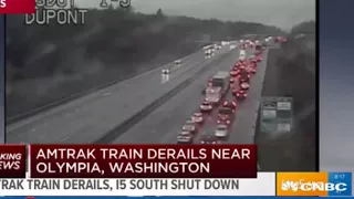 Amtrak Train Derails Cause Updates - At least 70 sent to hospital, 6 dead after train derails on I 5