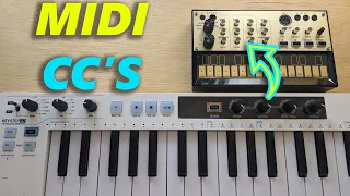 Volca Keys MIDI CC's with Keystep 37!