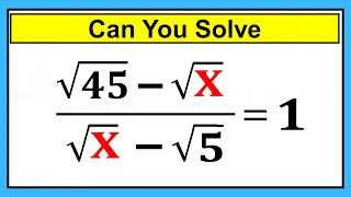 Nice Algebra Math Simplification| Find the Value of X|How to Solve!!!!