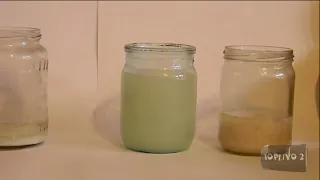 Получение хлората калия  бертолетовой соли из отбеливателя химия 720p