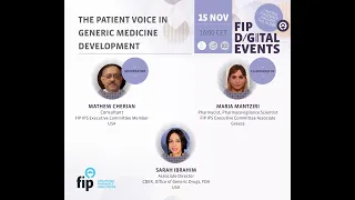 The Patient Voice in Generic Medicine Development