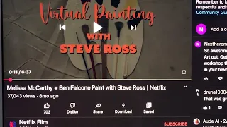 Netflix film YouTube channel Steve Ross is Bob Ross’ favourite Son