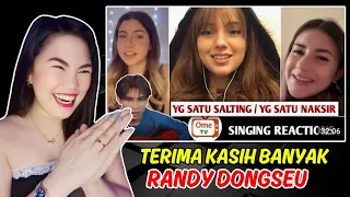 RANDY DONGSEU - TERIMA KASIH BANYAK | Pria Indonesia jadi idaman Bule | SINGING REACTIONS OmeTV