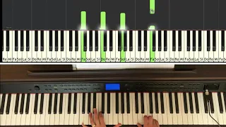 Renesmee's Lullaby du film "Twilight" - comment jouer au piano, piano tutoriel facile, Synthesia