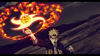 Naruto uses lava style rasenshuriken for the first time since the end of the fourth great ninja war