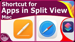 Make a Shortcut for Launching Apps Side By Side in Split View on Mac