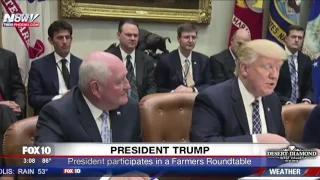 WATCH: President Trump Hosts A Farmers Roundtable (FNN)