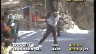 1991 02 17 Чемпионат мира Валь ди Фьемме лыжные гонки 50 км мужчины свободный стиль