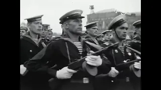 Soviet Victory Parade 1945 Rare Footage