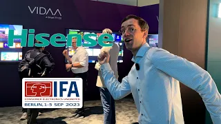 Schnellstes Betriebssystem für TVs bei Hisense VIDAA #ifa #hisense